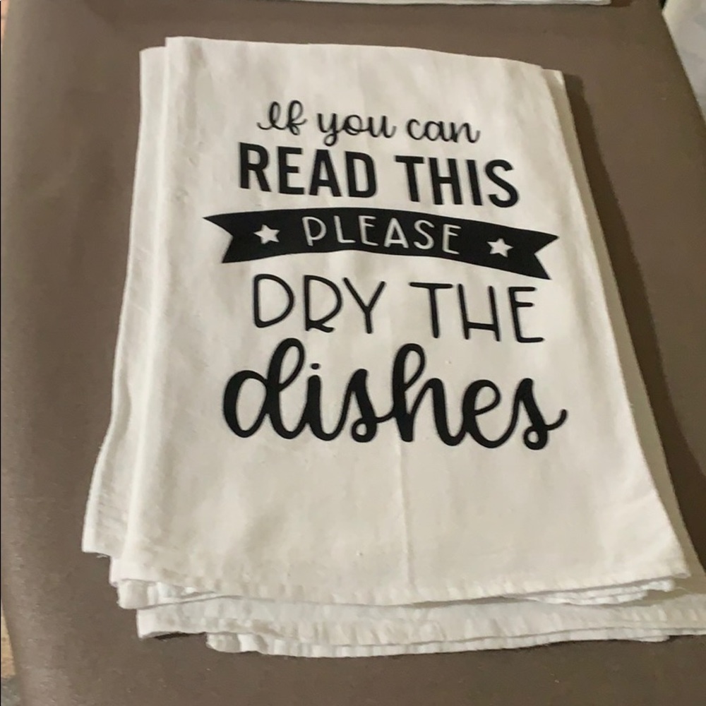 Tea Towel "If you can read this"